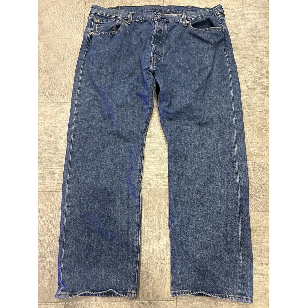 Levi's 501 Original Fit Jeans Men's 40x29 Blue Straight Leg Button Fly Denim